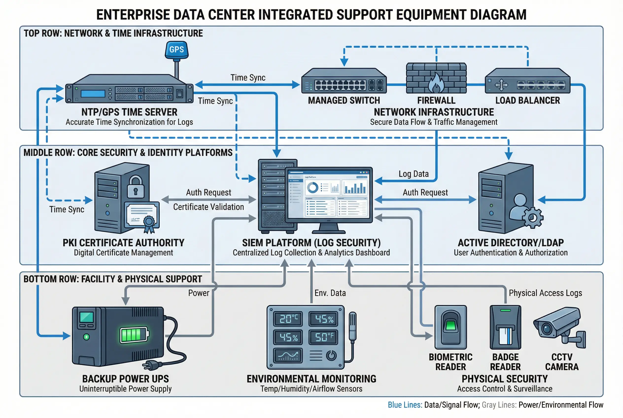 Integrated Support Equipment Diagram